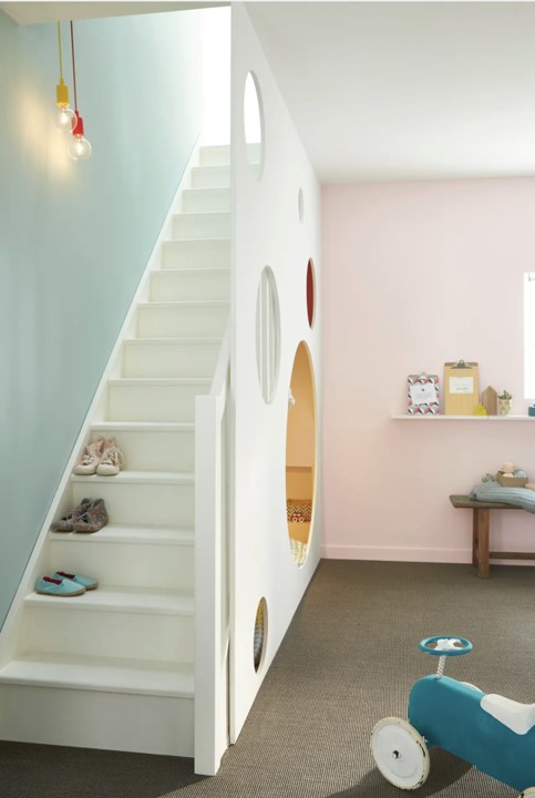 espace sous escalier